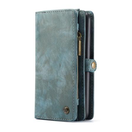 Huawei P30 Caseme Retro Läder Plånboksfodral Blå Blå