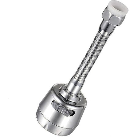 360° Roterande Vridbar Diskbänksblandare Munstycksfilter Vattenbesparande Blandare Förlängningsrör Kökstillbehör