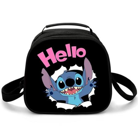 Stitch Lunchboxväska för Pojkar och Flickor Bärbar Isolerad Lunchväska A