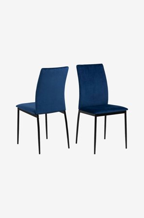 NORDFORM - Spisebordsstol Alida, 4-pak - Blå - Stole - Fra Homeroom