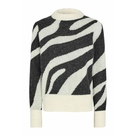 Levete Room, Round-neck Knitwear Zwart, Dames, Maat:M