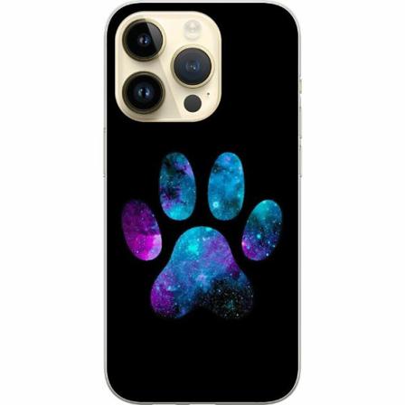 Apple Iphone 14 Pro Genomskinligt Skal Galaxy Paw