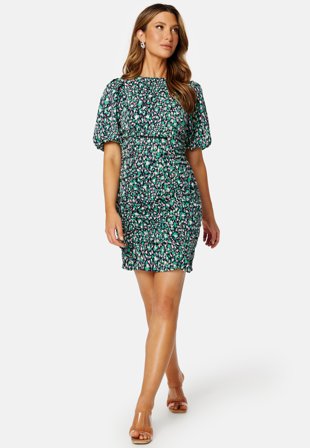 Bubbleroom Occasion Reese Dress Green / Multi colour Klær