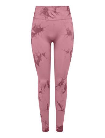 Onptie Hw Seam Tights Pink Only Play