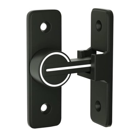 Lysende Dørlås Rustfritt Stål, 90° Bolt Lås med Skruer, Små Skyvebolt Hengelås Fester Egnet for alle Innvendige og Utvendige Dører