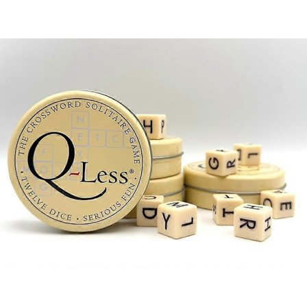 Q-Less Krydsordskabale Terning Ordspil Sjov{h}