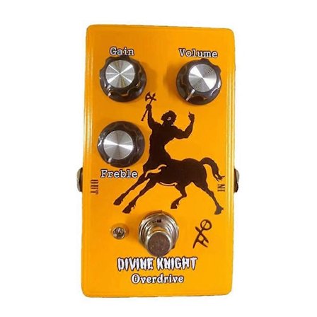 Gitarreffekt Divine Knight Overdrive Pedal med Gain, Volym och Freble-knapp, Horse Drive Effektpedal, Gitarrpedal