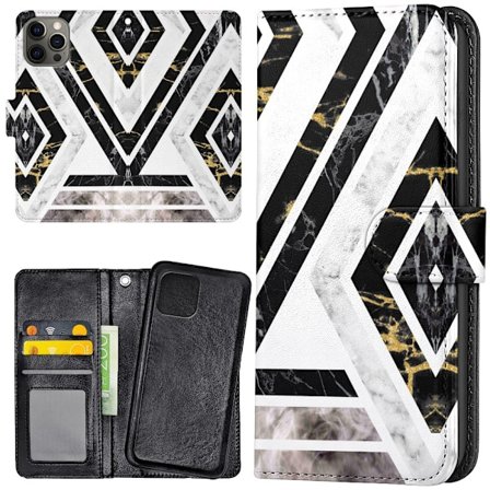 iPhone 16 Pro Max - Plånboksfodral/Skal Krokigt Mönster