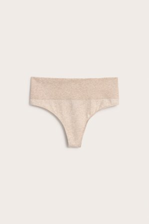 Kappahl | Bezszwowe stringi | Melanżowy beż