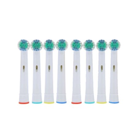 Erstatningshoder for elektriske tannbørster 8-pakning / kompatibel Oral B erstatning