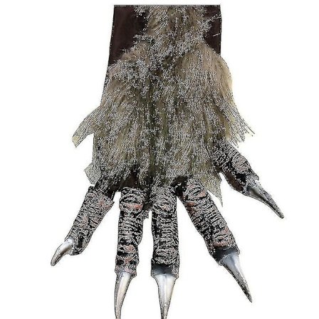 Halloween Varulv Handsker Pels Varulv Hænder Handsker Halloween Prop Cosplay Kostume Handsker
