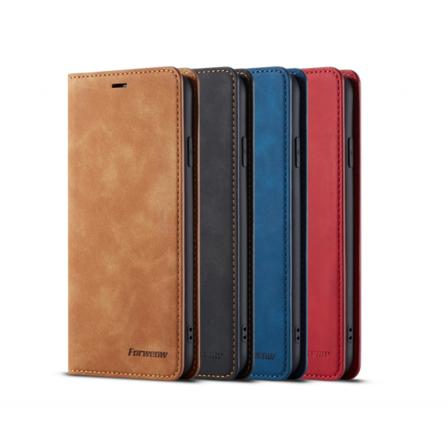 Forwenw Flipfodral I Läder Till Iphone 11 Brun