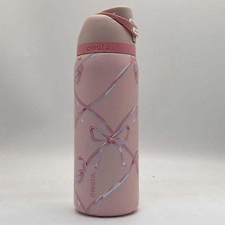 Owala FreeSip Sugar Plum Fairy 24/32 Oz Juomapullo Joulukokoelma Pinkki L