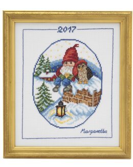 Broderikit Årstomte 2017