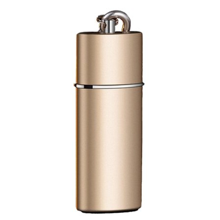 Bærbart askebæger med spænde forseglet træklukning Anti-skoldning metalforing numseopbevaring Rustfrit stål Mini mobilt askebæger Mænd Lomme Gadget 