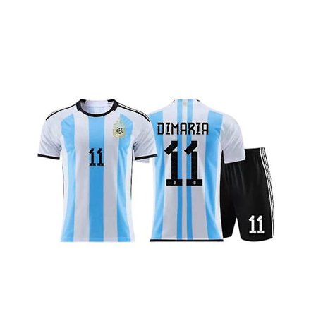 22-23 Argentina Three Stars Di aria No.11 Fotbollströja T-shirt