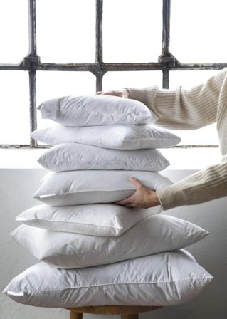 Norsk Dun Innleggspute 100% Europeisk Andefjær, 65x65cm