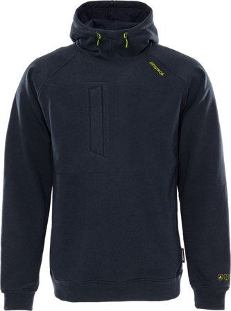 Arbetskläder Fristads Herr Flamestat sweatshirt med huva stretch 7181 MFRN, Mörk marinblå