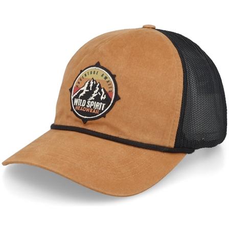 Wild Spirit - Braun trucker Cap - Adventure 939 Bachelor Rope Toast/Black/ Trucker @ Hatstore