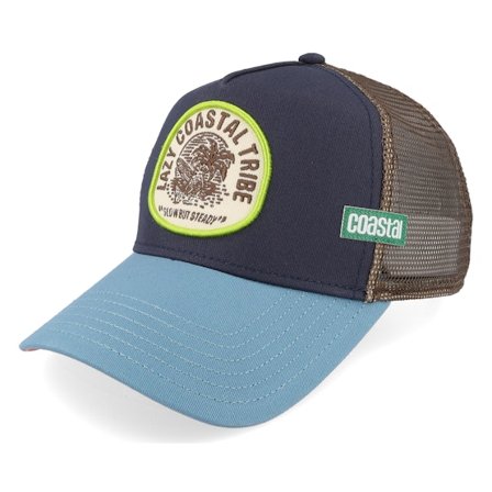 Coastal - Blå trucker Caps - Lazy Tribe Navy/Slate A-Frame Trucker @ Hatstore