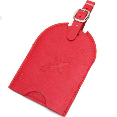 Business Bagage Tag Dold Aircraft Boarding Pass RÖTT