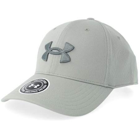 Under Armour - Grå adjustable Keps - Blitzing Low Titanium Adjustable @ Hatstore