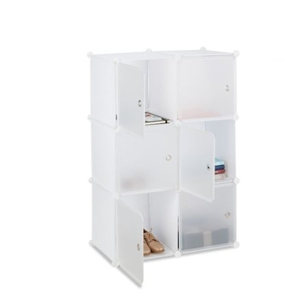 Hyllyjärjestelmä 6 ovella