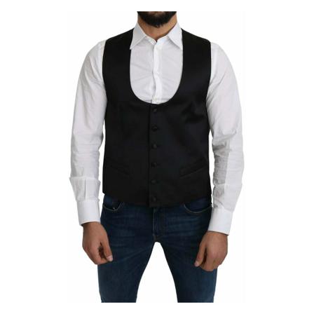 Dolce & Gabbana Suit Vests Sort, Herre