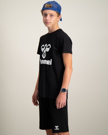Hummel hmlTRES T-SHIRT S/S Schwarz T-Shirts Jungen - Kids Brand Store
