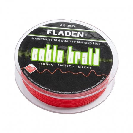 Fladen Maxximus Cable Braid Red 150m 0.16mm 25lbs 11.4Kg