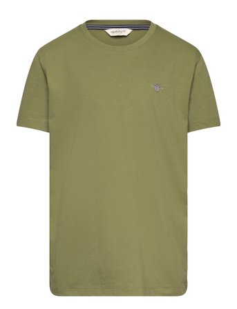 GANT Shield Ss T-Shirt - Khaki green - 134-140