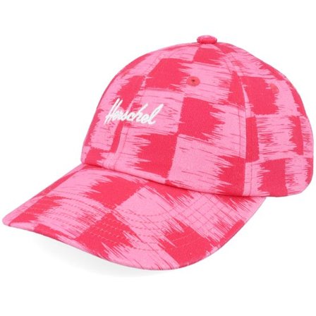 Herschel - Rosa unconstructed Keps - Kids Sylas Cap Check Yourself Raspberry Dad Cap @ Hatstore
