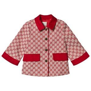 Kids - Gucci Red GG Logo Canvas Coat 5 years - Coats and jackets - 5 years - Beige