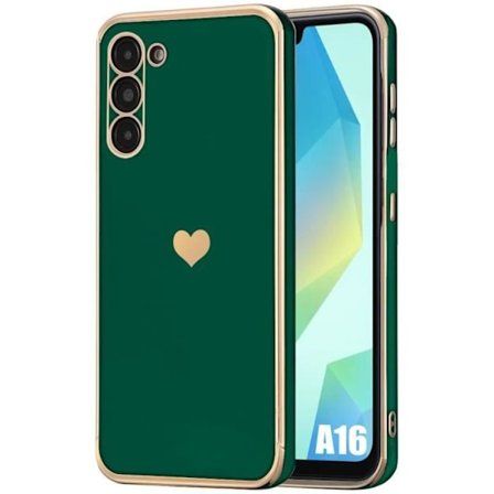 Coque - BOOLING - til Samsung Galaxy A16 5G - Silikone - Stødbeskyttelse - Mørkegrøn