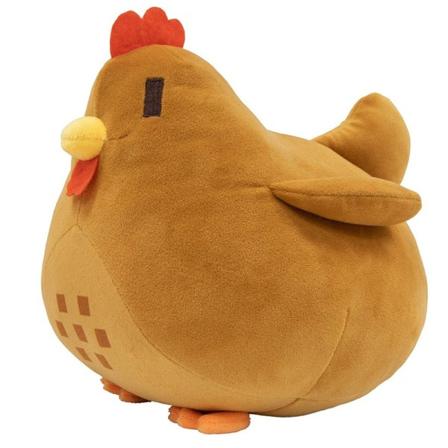 Stardew Valley kyckling kudde fyllda leksaker Present julklapp - Perfet Brown
