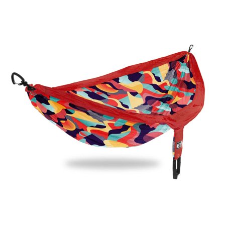 ENO DoubleNest Print Hammock Red OneSize