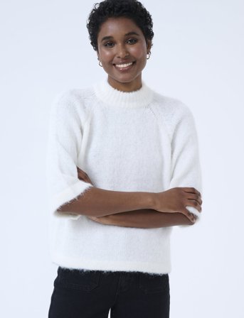 Kaffe Kaemilie Knit Pullover - Cream - L