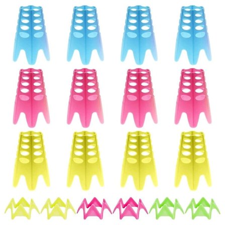 Golf-simulaattorin tiit, 18 kpl sisätilojen golfmattotiit muoviharjoittelu, korkea + lyhyt (FW)