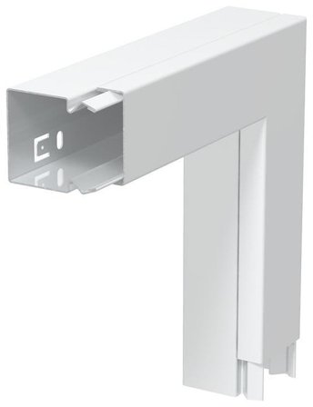 Obo Bettermann 6248993 L-vinkel elforsinket, polarhvit 40 x 40 mm, Installasjonsmaterial