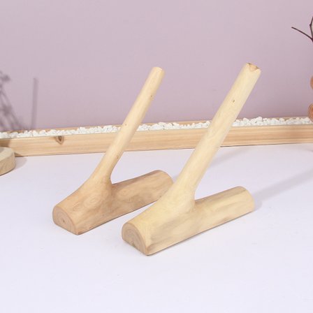 4 st träkrok Trä Klädhängare Krok Naturligt Trä Krok Vägg