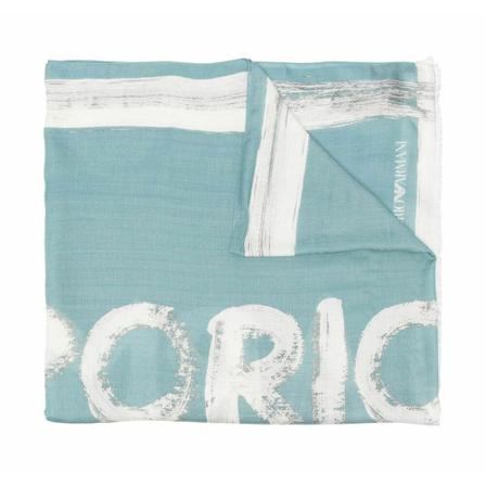 Emporio Armani, Silky Scarves Niebieski, Kobieta, Rozmiar: ONE Size