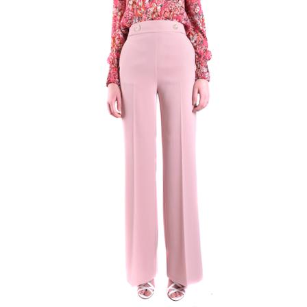 Pinko, Wide trousers Roze, Dames, Maat:XS