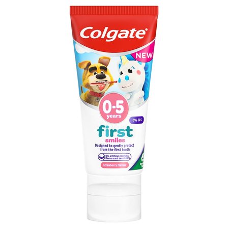 Colgate Colgate Tandpasta First Smiles 0-5 år 50 ml, Medicin & Pleje, Tandpleje Til Børn, Børnetandpasta