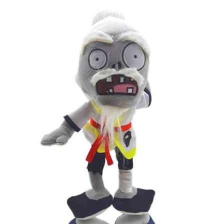 Växter vs Zombies Plysch Leksaker Vit Qigong zombie