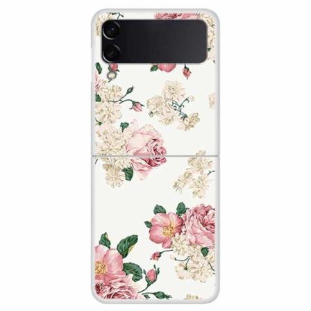 Samsung Galaxy Z Flip4 5g Pattern Printing Drop-proof Back Skal Flowers
