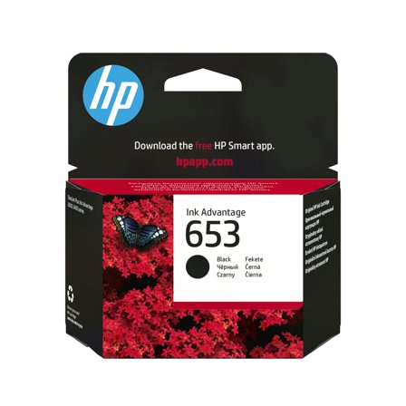 HP 653 - svart - original - Ink Advantage - blekkpatron