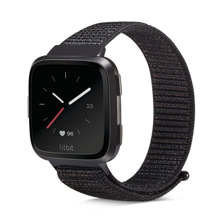 Sport Loop Armband till Fitbit Versa - Black Magic | Armband Från Yedi