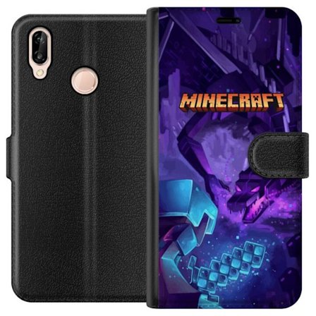 Yhteensopiva Lompakkokotelo Huawei Huawei P20 lite Minecraft