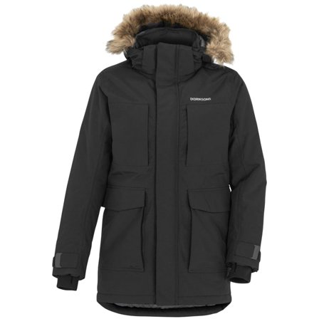 Didriksons Madi Boys Parka 2 Children synthetic-lined parkas Black 130