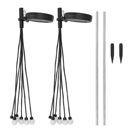 Sæt udendørs solcelledrevne ildfluelys vandtætte